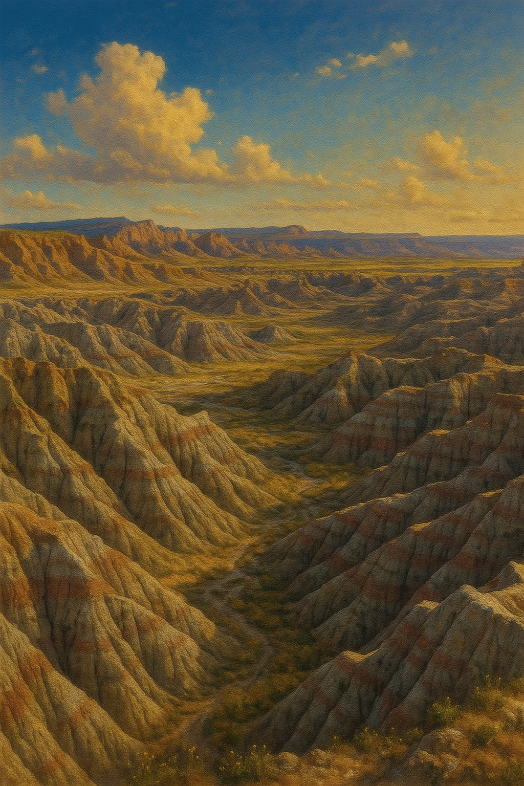 Badlands Horizon – Canvas Wall Art Print