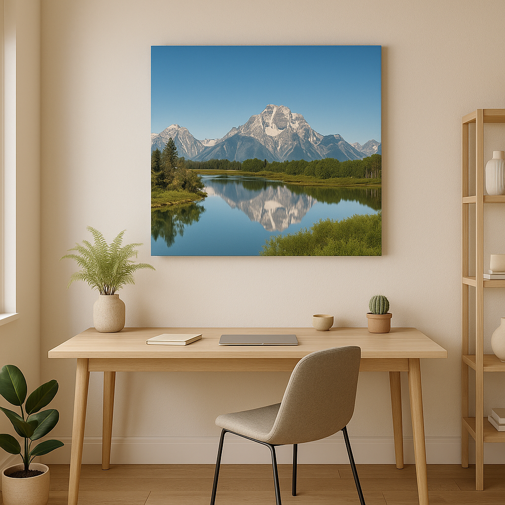 Grand Teton Reflection – Canvas Wall Art Print