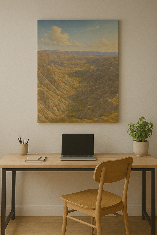 Badlands Horizon – Canvas Wall Art Print