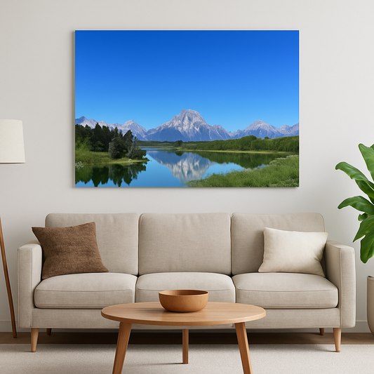 Grand Teton Reflection – Canvas Wall Art Print