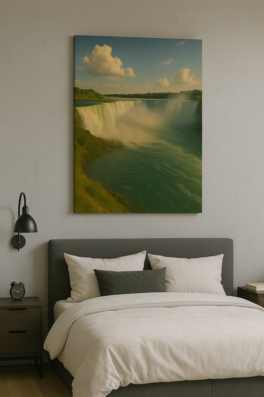 Niagara Falls Horseshoe View – Panoramic Canvas Wall Art