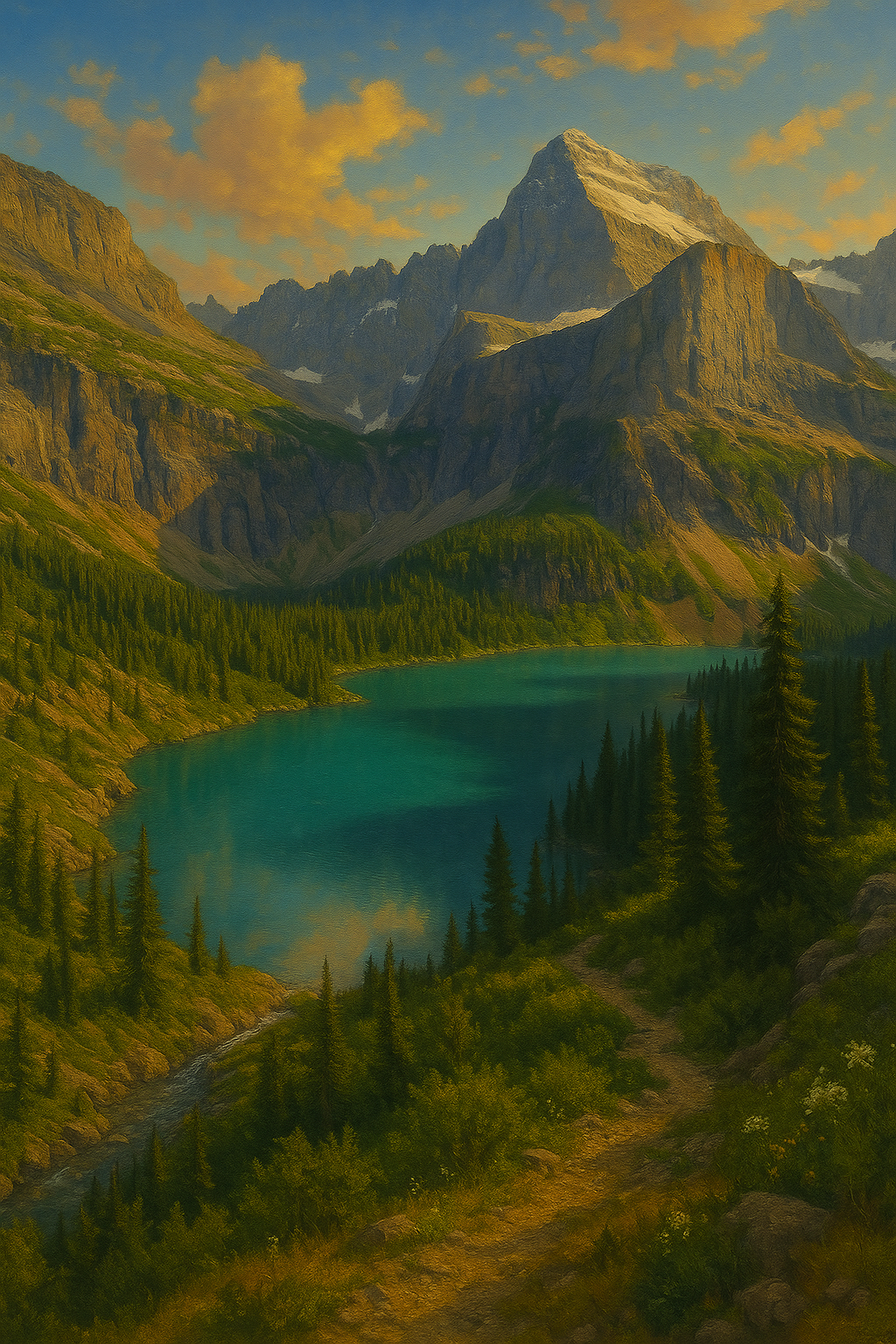 Grinnell Glacier – Canvas Wall Art Print