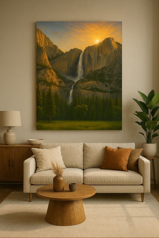 Yosemite Falls – Canvas Wall Art Print